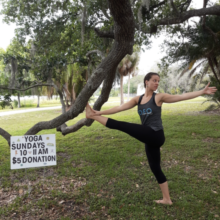 Sunday Outdoor Yoga Class in Tampa at Rivercrest Park